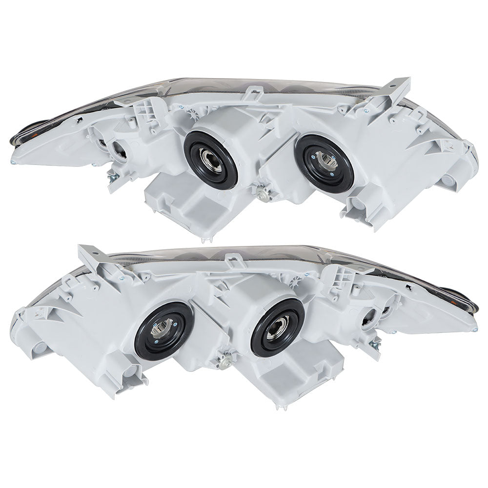 TOPPARTZ Black Headlights Headlamp Assembly For 2007-2009 Toyota Camry  LH + RH