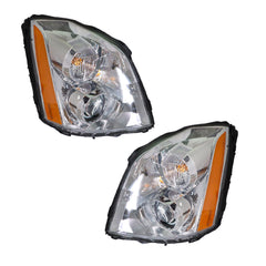 TOPPARTZ HID Headlights Assembly Replacement for 2006-2011 Cadillac DTS 4.6L Projector Headlamp Passenger & Driver Side 20861482 20861481