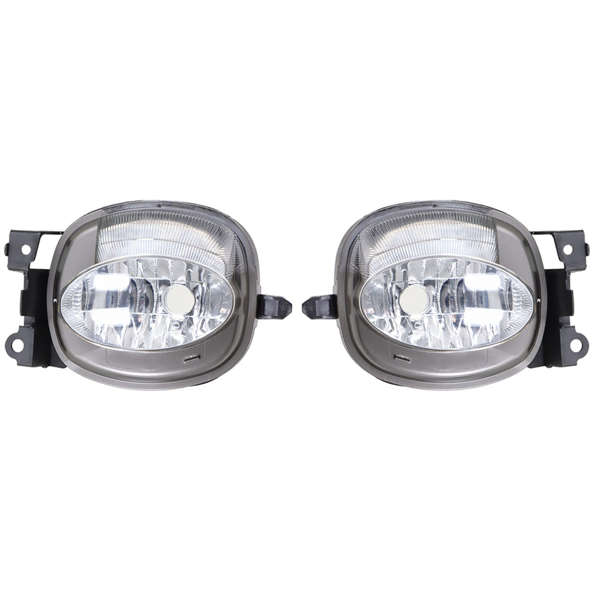 TOPPARTZ Fog Lights Assembly Replacement for 2007 2008 2009 Lexus ES350 Front Bumper Chrome Fog Light With Bulbs Kit