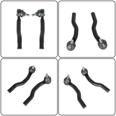 TOPPARTZ 8Pcs Front Sway Bar Link Tie Rod Kit Replacement for 2007-2014 Ford Edge Lincoln MKX