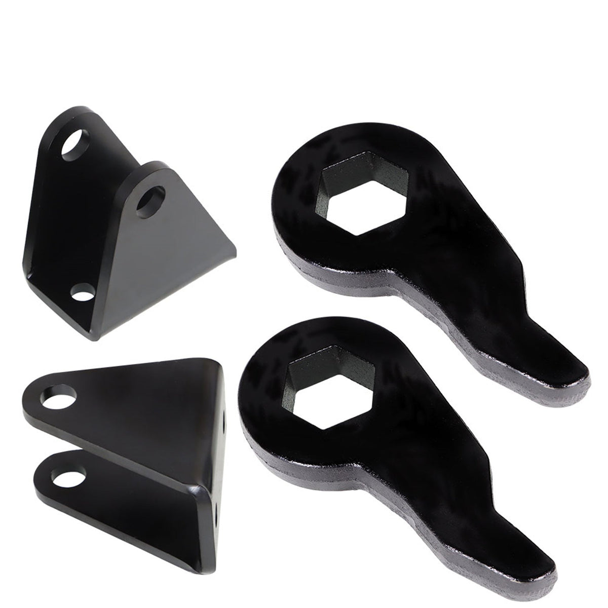 TOPPARTZ Torsion Bar Keys and Shock Extenders 1-3' Adjustable Suspension Leveling Lift Kit Replacement for Chevy Silverado Avalanche GMC Sierra Yukon