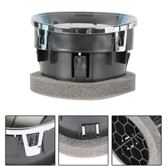 TOPPARTZ Front Interior Dashboard Louvre Chrome AC Heater Air Vent For Ford F-150 F150 2009-2014