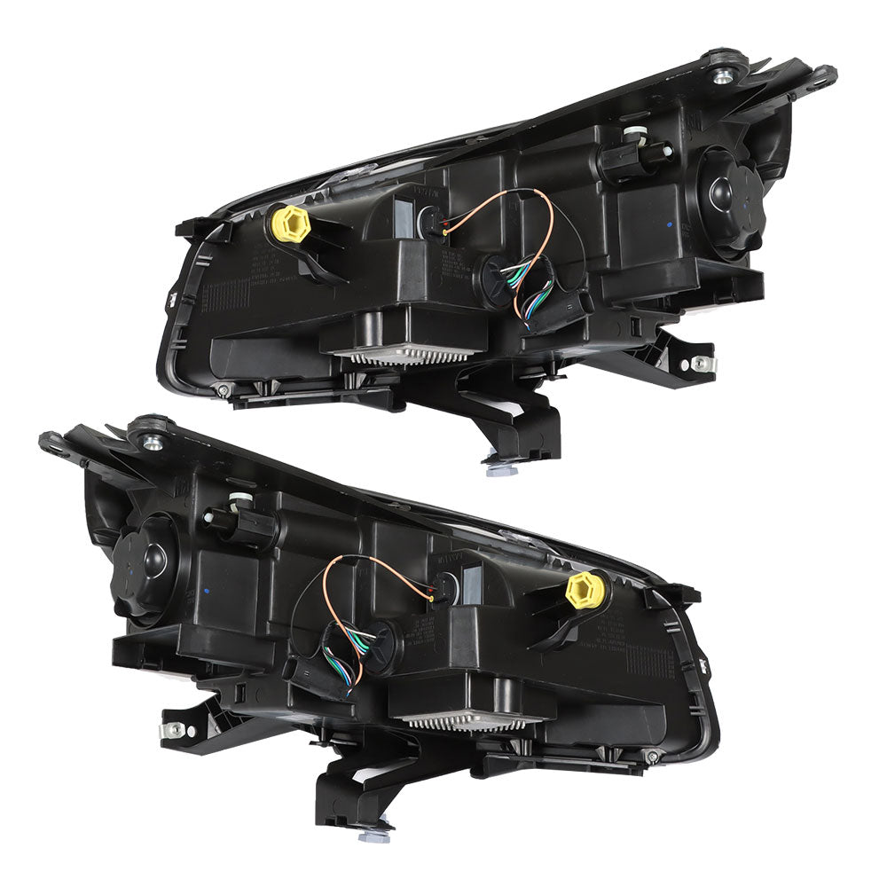 TOPPARTZ Headlight Assembly Replacement for GMC Acadia Halogen LED 2013-2016 Headlights Set Driver ＆ Passenger Side