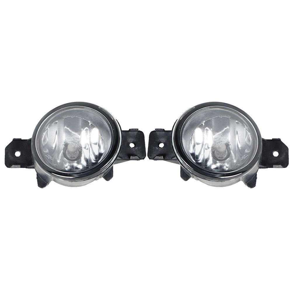 TOPPARTZ Driver+Passenger Bumper Fog Light w/Wiring For 12-14 Nissan Versa 26155-9B91C