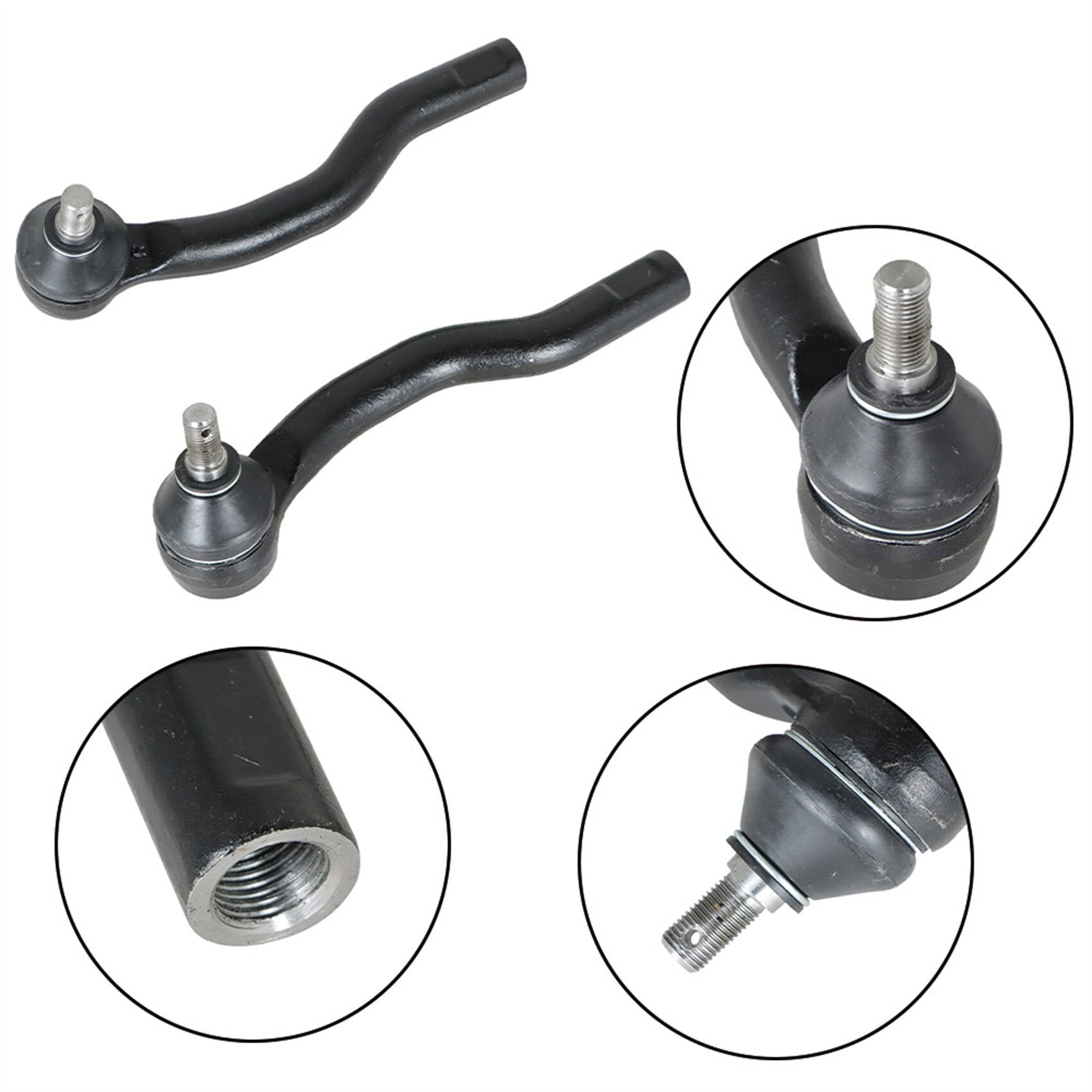TOPPARTZ 8Pcs Front Sway Bar Link Tie Rod Kit Replacement for 2007-2014 Ford Edge Lincoln MKX