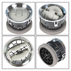 TOPPARTZ Front Interior Dashboard Louvre Chrome AC Heater Air Vent For Ford F-150 F150 2009-2014