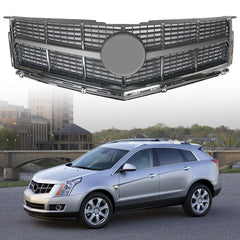 TOPPARTZ Front Bumper Upper Grille Mesh Trim Grill For 2010- 2012 Cadillac SRX Chrome