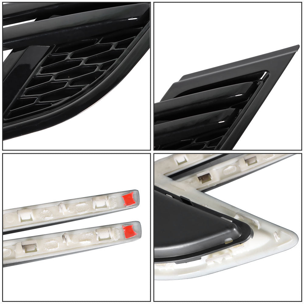 TOPPARTZ Fender Air Vents Grille Glossy For 14-17 Range Rover Sport Right Side