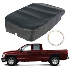 TOPPARTZ Leather Armrest Console Lid Replacement Cover Skin Blk For 2002-2008 Dodge Ram