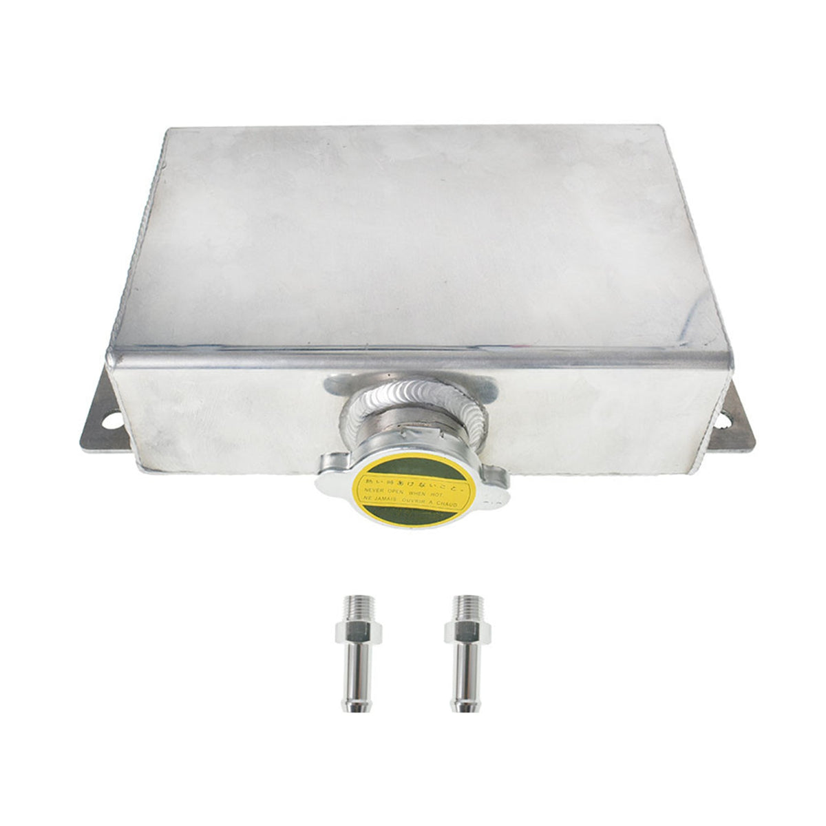 TOPPARTZ 1L Universal Aluminum Radiator Coolant Overflow Bottle Expansion Reservoir Tank