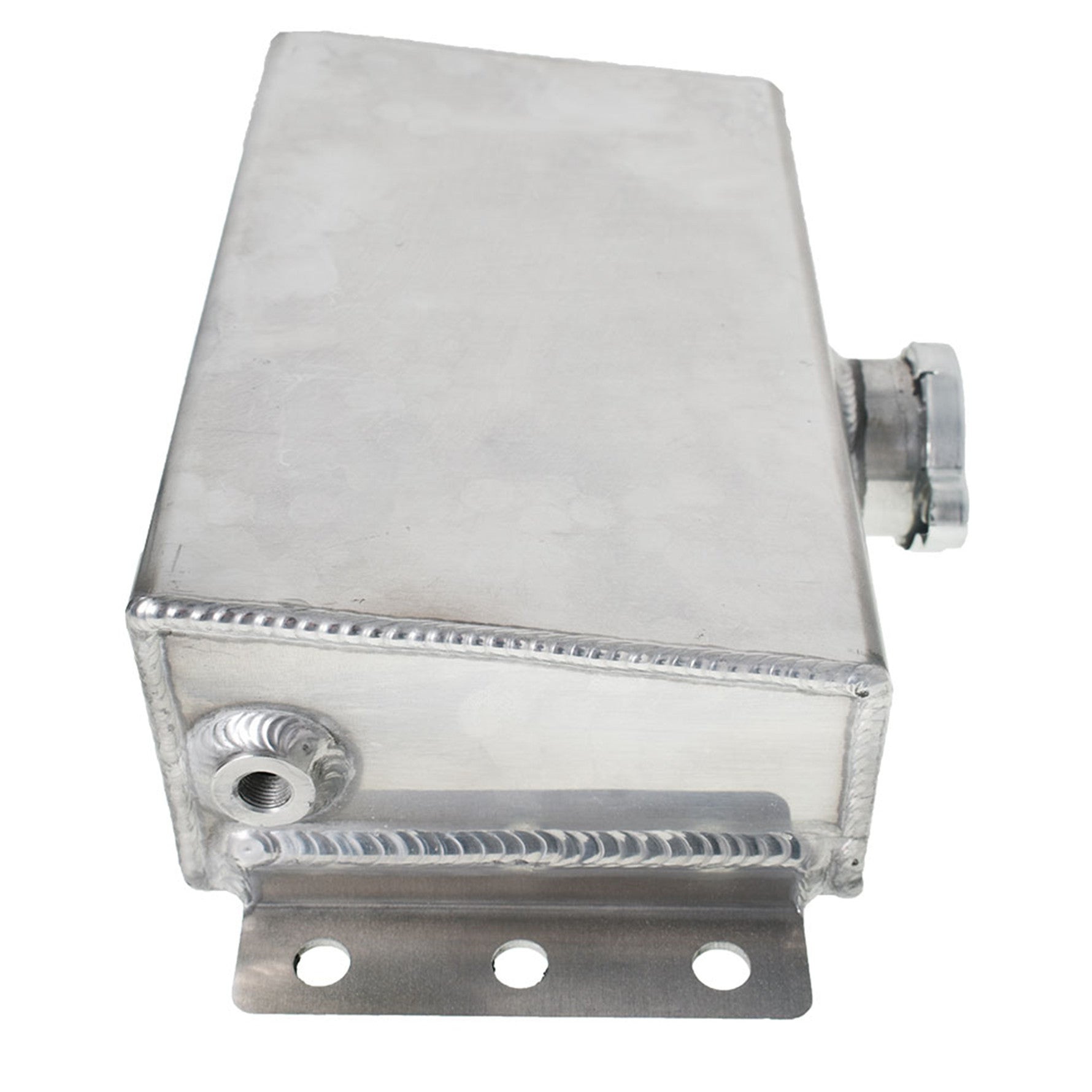 TOPPARTZ 1L Universal Aluminum Radiator Coolant Overflow Bottle Expansion Reservoir Tank