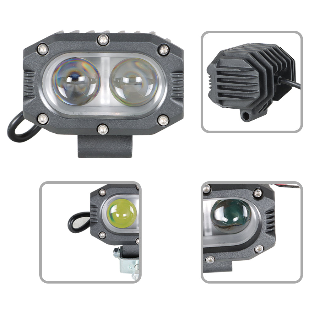 TOPPARTZ Car Spot Bar Work Light UTE ATV SUV Truck 2x 4inch LED Off road Fog Lamp 4WD