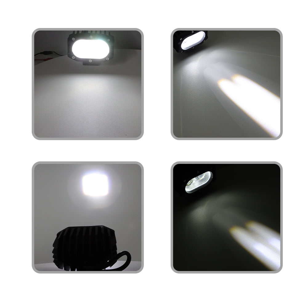 TOPPARTZ Car Spot Bar Work Light UTE ATV SUV Truck 2x 4inch LED Off road Fog Lamp 4WD