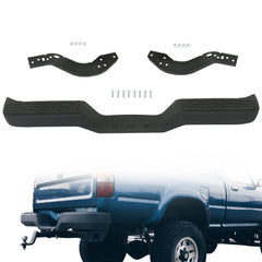 TOPPARTZ Rear Step Bumper Assembly For 1989-1995 Toyota Pickup Primed W/ Bracket