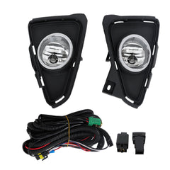 TOPPARTZ Front Bumper Fog Lights Lamp For 2016-2018 Toyota RAV4+Switch+Wiring Kit