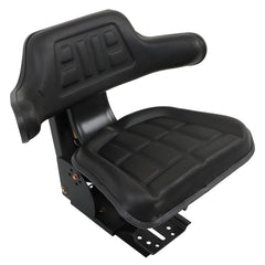 Black Tractor Suspension Seat For Ford / New Holland 4000 4100 4600 4610 5100