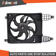 TOPPARTZ Radiator Cooling Fan w/ Shroud Assembly 2009-11 For Chevrolet Aveo Aveo5