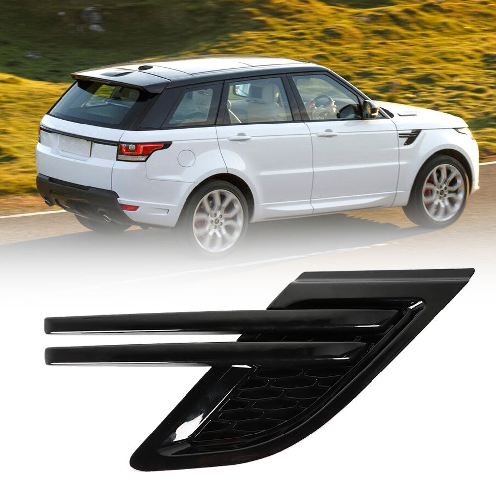 TOPPARTZ Fender Air Vents Grille Glossy For 14-17 Range Rover Sport Right Side