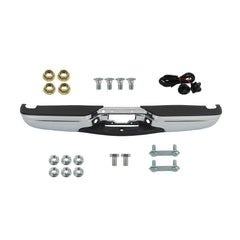 TOPPARTZ Rear Step Bumper Chrome For 1997-2004 Ford F-150 1997-99 F-250 Styleside
