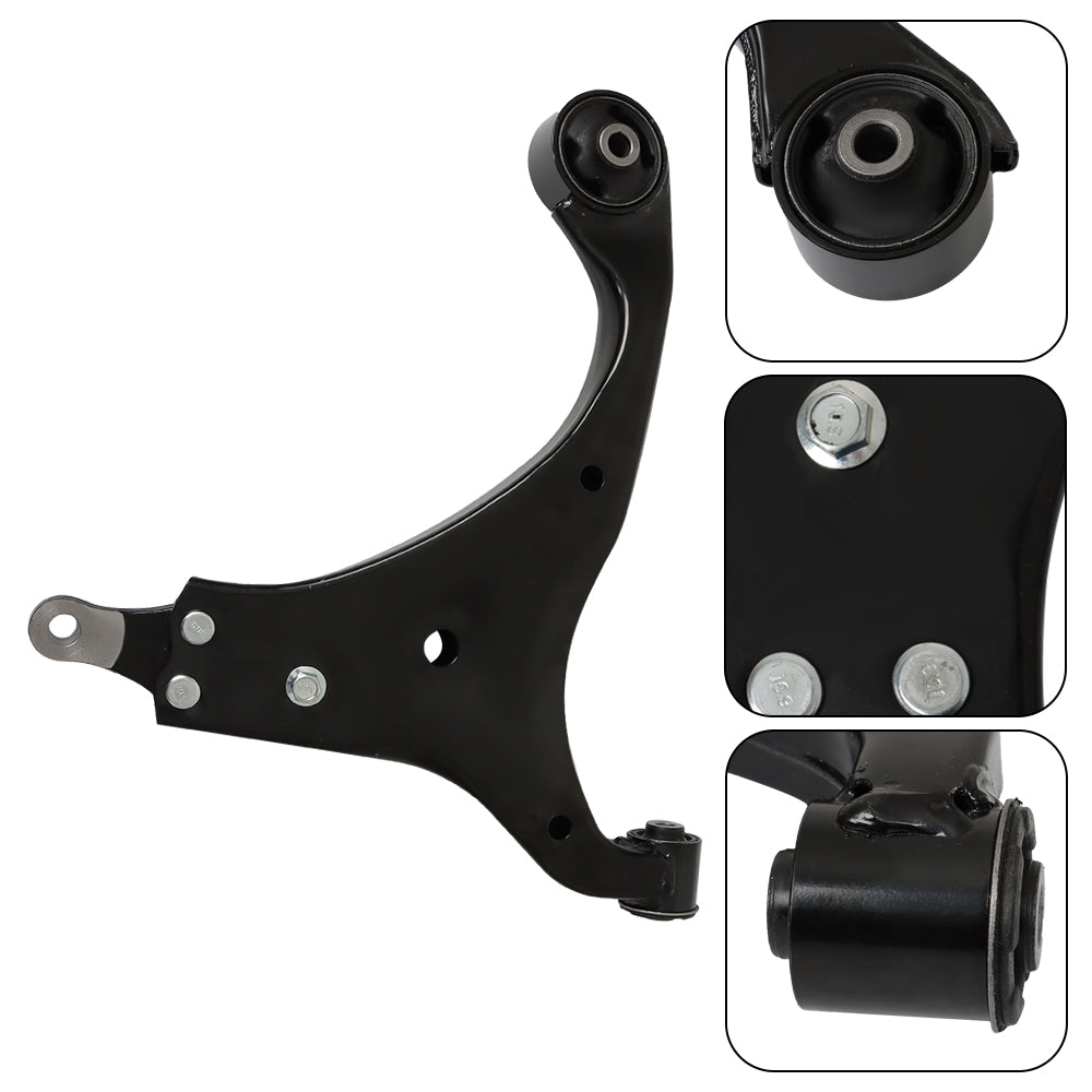 TOPPARTZ Front Lower Control Arms For 2007-2012 Hyundai Elantra 4-Door 2.0L 2Pcs