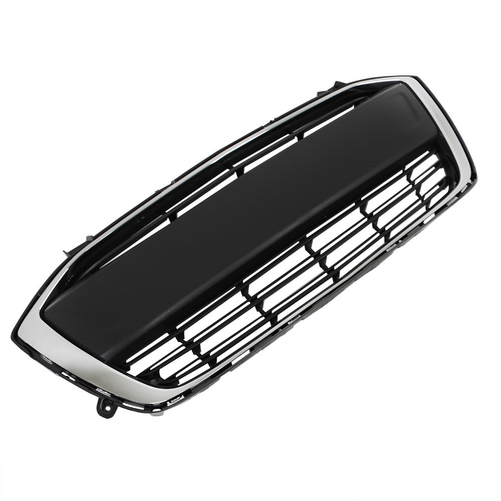 TOPPARTZ Front Lower Grille Matte Black+Chrome For 2017-2020 Chevrolet Sonic LS