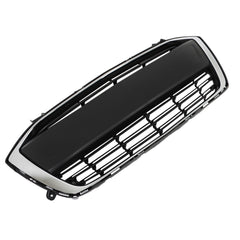 TOPPARTZ Front Lower Grille Matte Black+Chrome For 2017-2020 Chevrolet Sonic LS