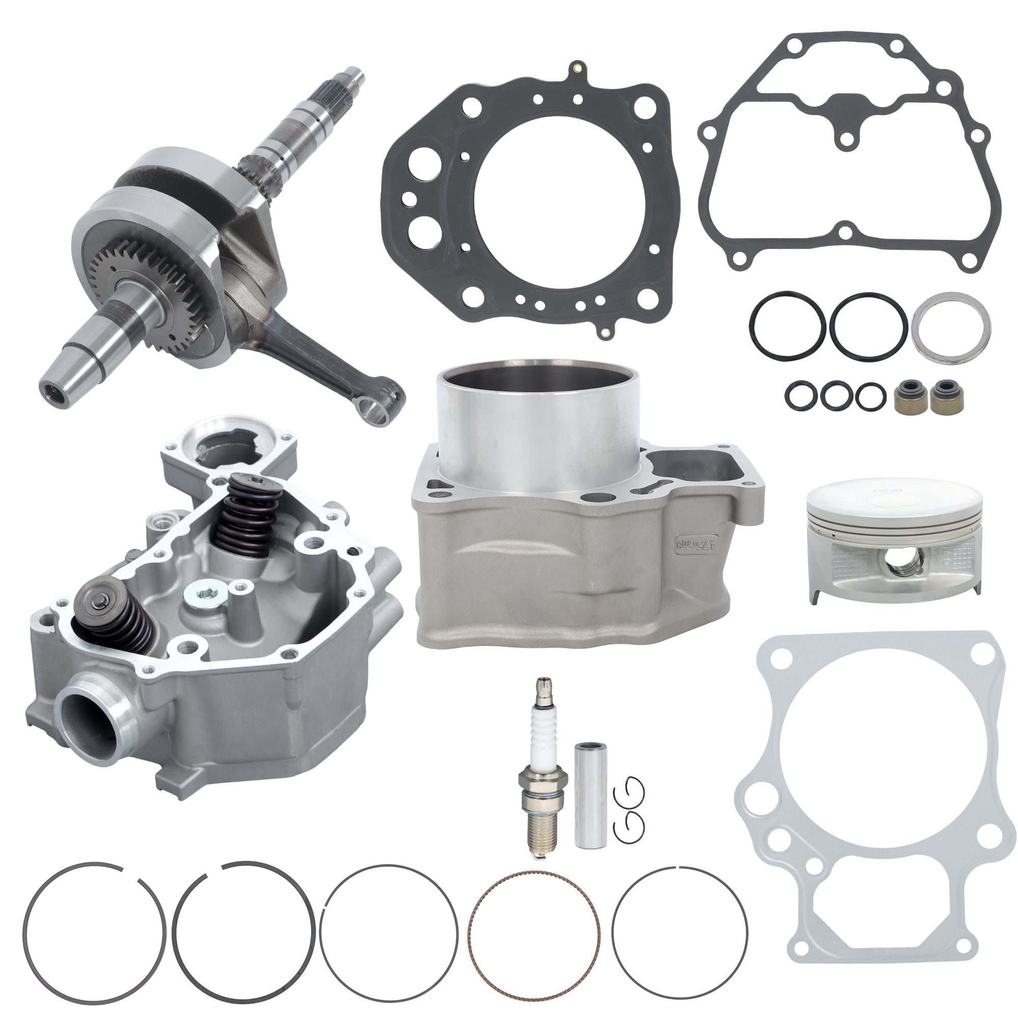 For Honda 2009-2024 TRX500 Rebuild Kit CasingCylinder crankshaft 12200-HP7-A01