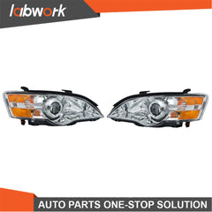 TOPPARTZ Headlights Assy For 2005-2007 Subaru Legacy/Outback Halogen Left&Right