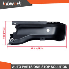 TOPPARTZ Left Side Rear Bumper End Cap Fit For 2019-2023 Ford W/ Sensor Hole