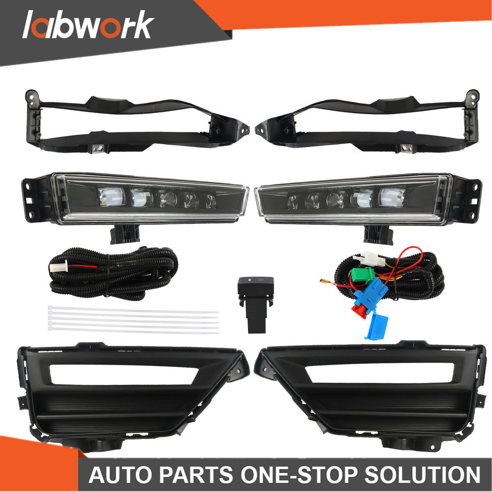 TOPPARTZ Fog Lights For 2020-2022 Honda CRV CR-V LED Front Bumper Lamps w/Wiring