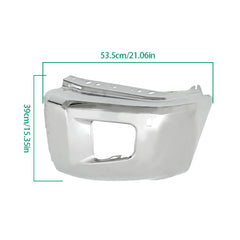 TOPPARTZ Front Bumper End Cap For 2014-2021 Toyota Tundra Chrome Driver Side Left