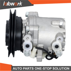 toppartz A/C Compressor w/clutch for Kubota SVL75-2C SVL75C SVL90-2C SVL90C