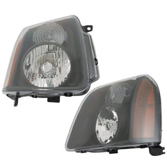 TOPPARTZ Left+Right Headlights For 2007-2014 GMC Yukon Denali XL1500 2500 Black