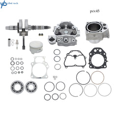 Cylinder Head/Crankshaft/Cylinder Rebuild Kit/Bearing For Honda TRX500 2009-24