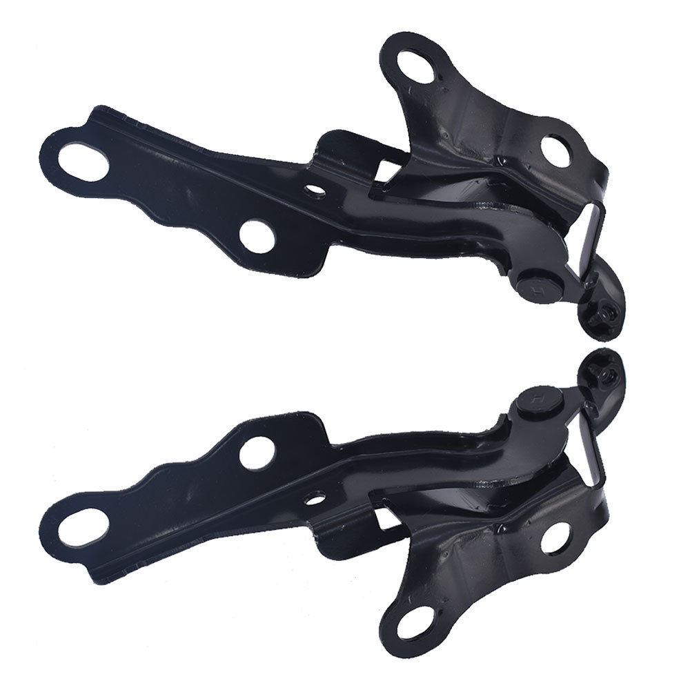 toppartz Hood Hinge Set Right & Left For 2003-2008 Toyota Corolla Matrix Black