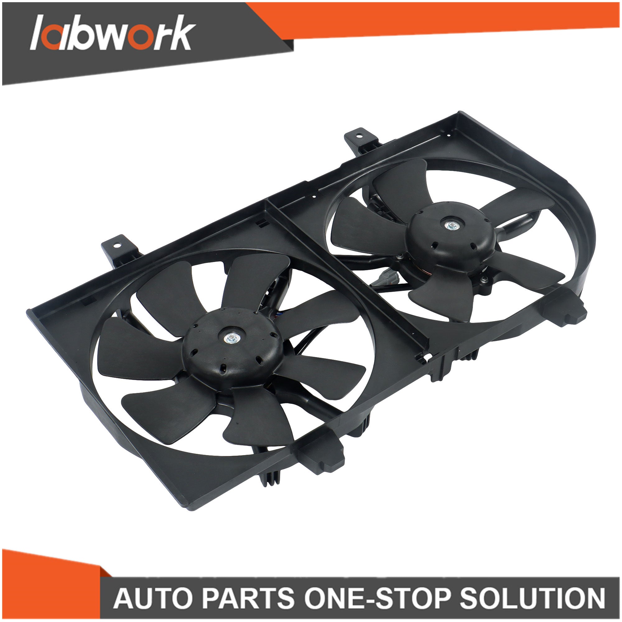 TOPPARTZ Radiator Condenser Cooling Fan Assembly 2002 2003-2006 For Nissan Sentra