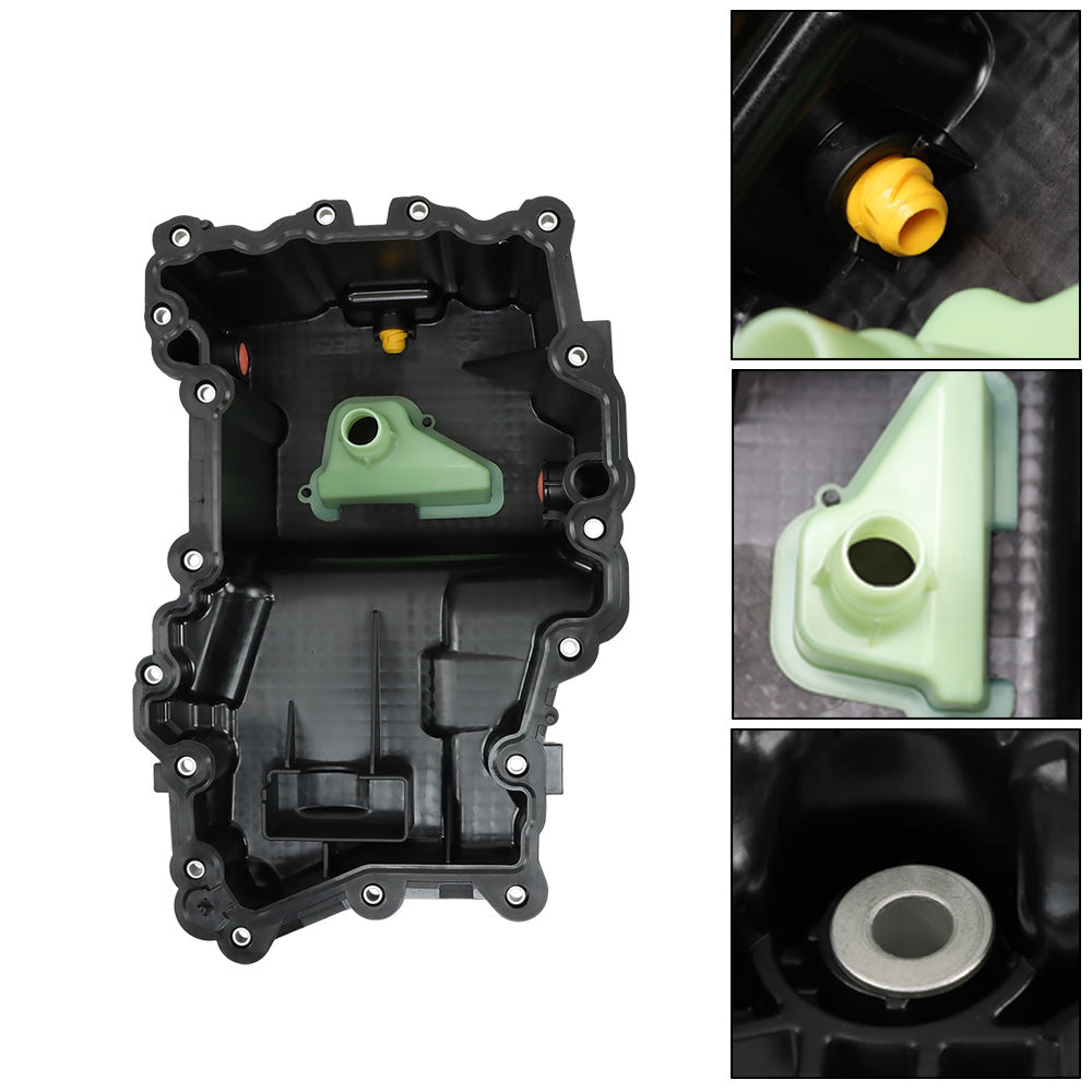 TOPPARTZ FL3Z-6675-A FL3Z-6675-C Engine Oil Pan For 2015 2016 2017 Ford F150 2.7L