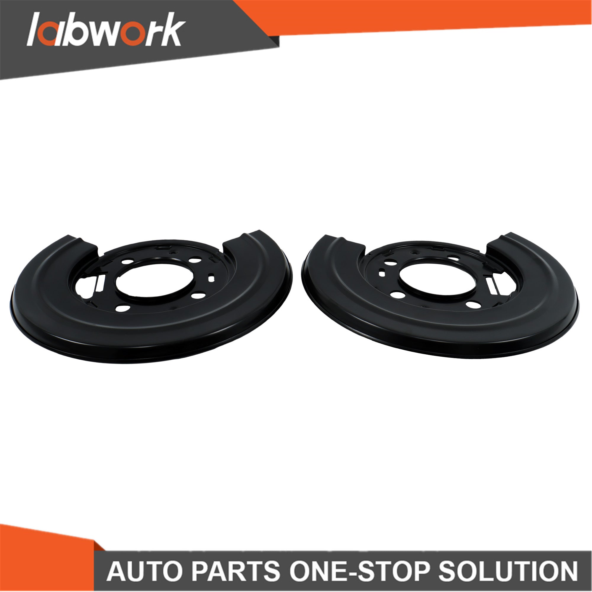 TOPPARTZ Pair LH & RH Brake Plates Dust Shield for Ford F-250 F-350 Super Duty