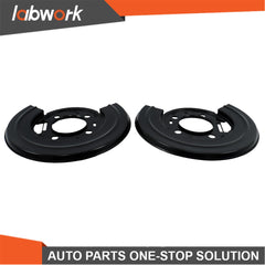 TOPPARTZ Pair LH & RH Brake Plates Dust Shield for Ford F-250 F-350 Super Duty