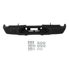 TOPPARTZ Rear Bumper Assembly For 2011-2014 SIlverado Sierra 2500 W/Sensor Holes