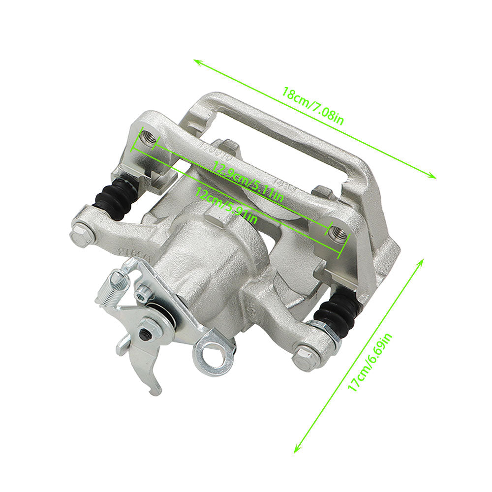 TOPPARTZ Rear LH & RH Brake Calipers w/ Bracket For 2012-2018 Dodge Journey L4 V6