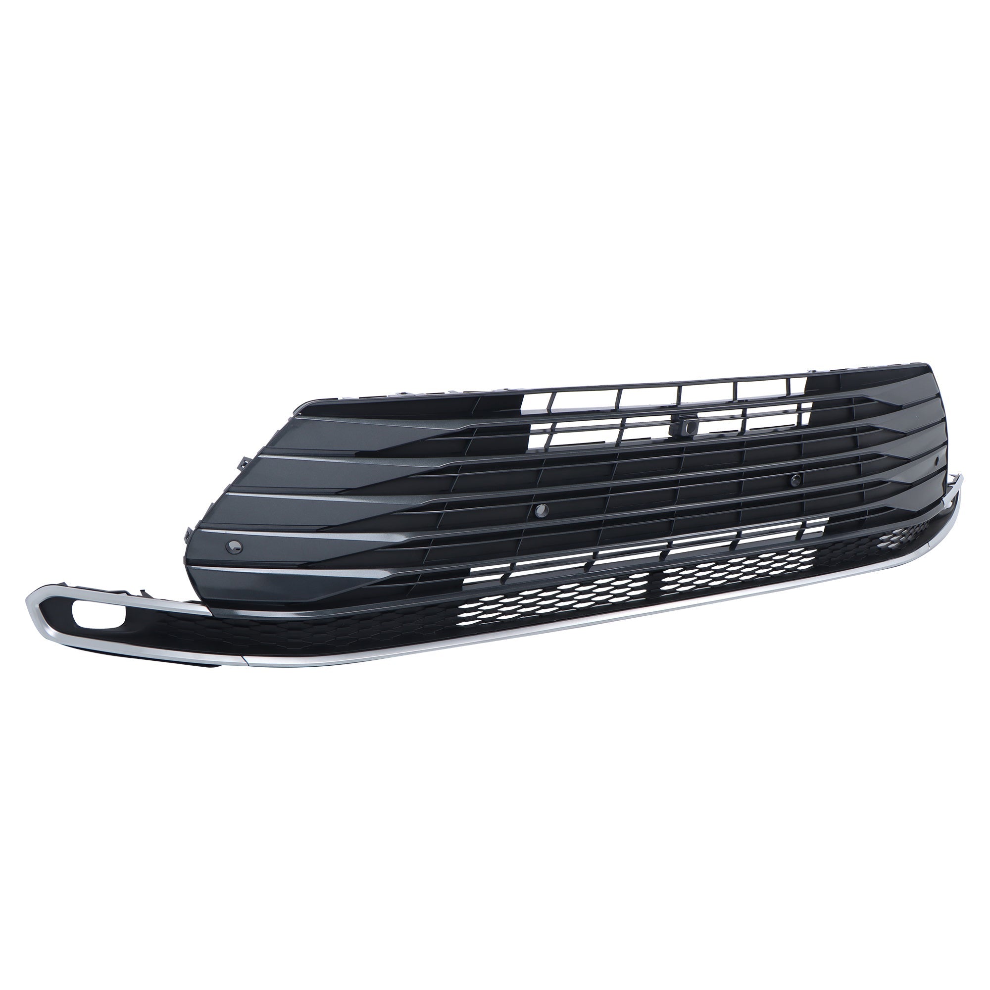 TOPPARTZ Front Lower Grille For 21-2023 Toyota Sienna W/ Sensor Hole&Camera Hole