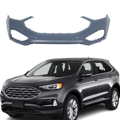 TOPPARTZ Front Bumper Cover Fit For 2019-2024 Ford Edge W/ 4 Sensor Holes Primed