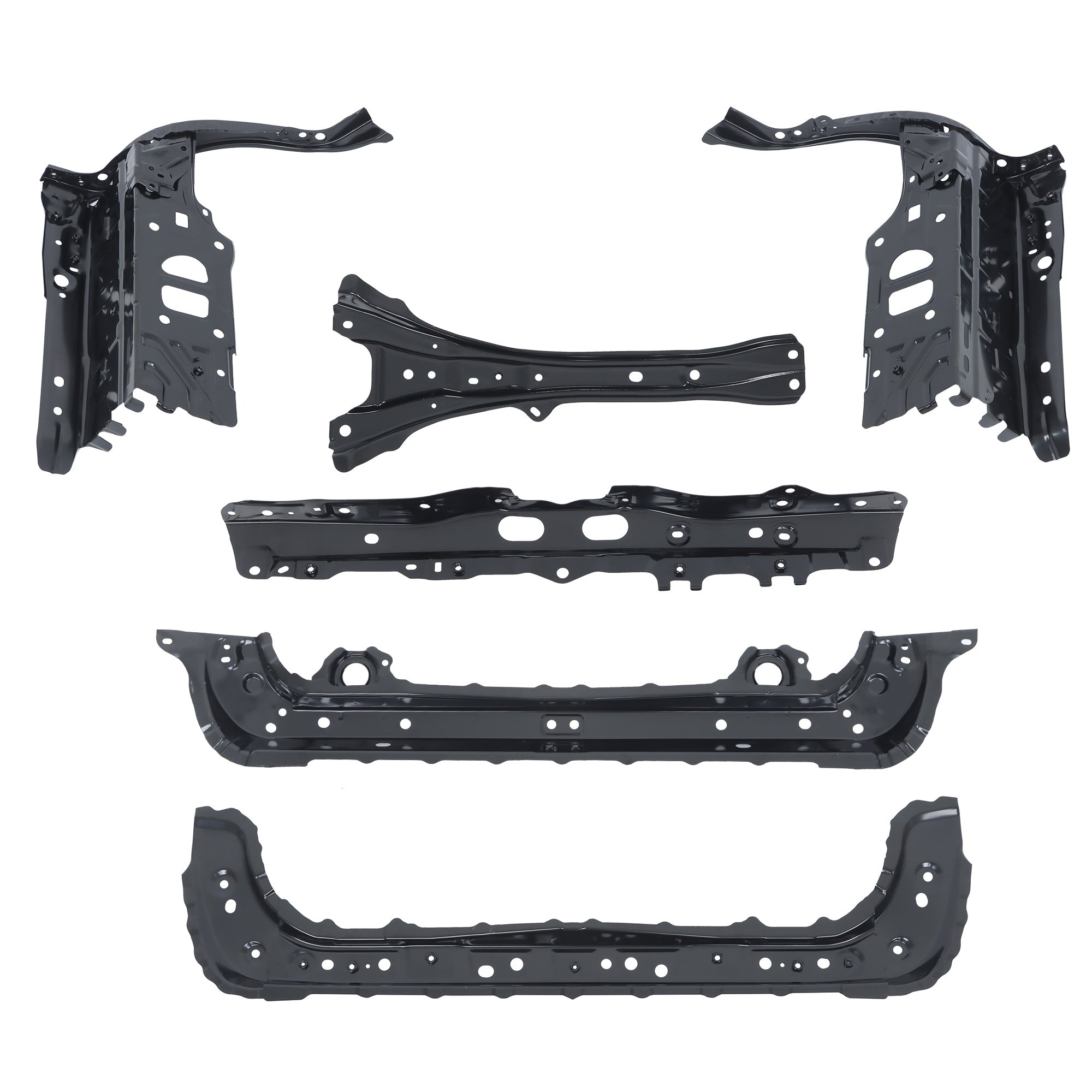 TOPPARTZ 6PC Radiator Support For Subaru Outback Legacy 2020 2021-2023 2024