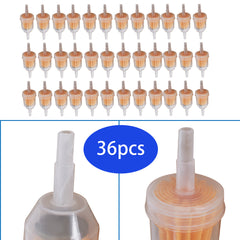 Universal Fuel Filter 36 Pack 1/4' x 5/16' Gas Inline For Kawasaki Kohler Briggs