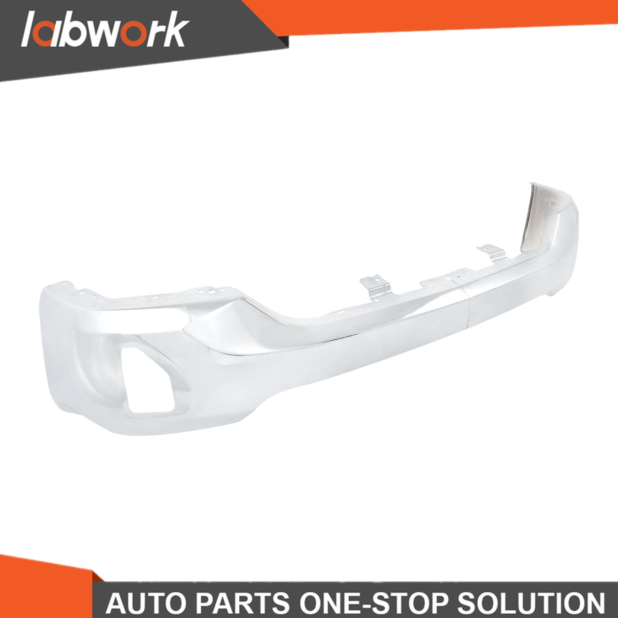 TOPPARTZ Front Bumper Steel For Chevrolet Silverado 1500 2016-18 W/o Sensor Hole