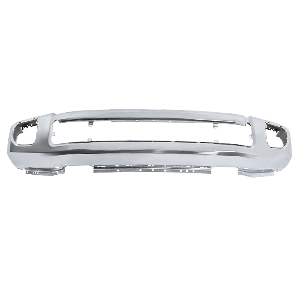 TOPPARTZ Front Bumper For 2020-2022 Ford F250 F350 Chrome Steel W/ Fog Light Hole
