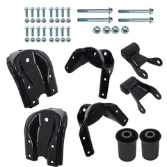 TOPPARTZ Rear Leaf Spring Shackle Hanger Bracket Repair Kit For 1988-97 GMC C2500