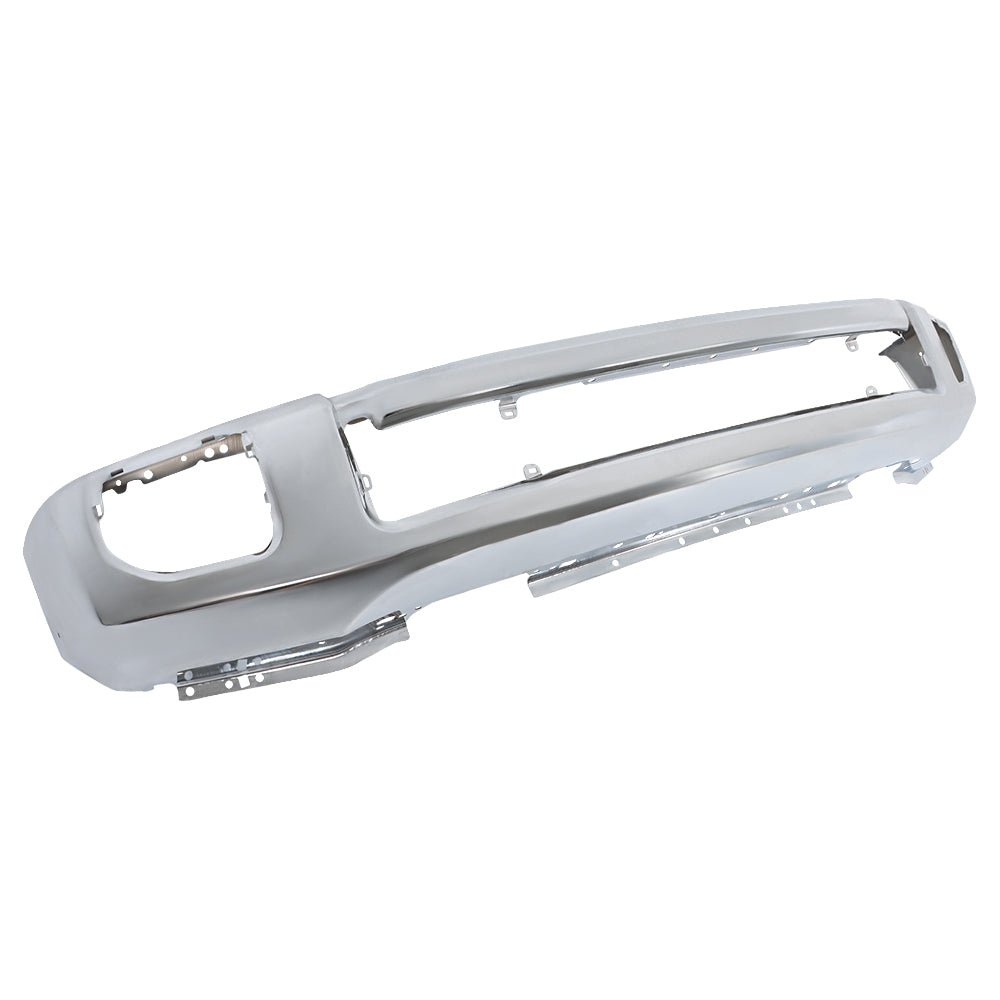TOPPARTZ Front Bumper For 2020-2022 Ford F250 F350 Chrome Steel W/ Fog Light Hole