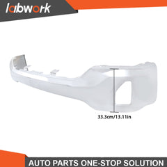 TOPPARTZ Front Bumper Steel For Chevrolet Silverado 1500 2016-18 W/o Sensor Hole